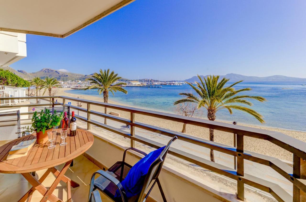Beachfront Apartment Simar By Sealand Villas Port de Pollença Kültér fotó