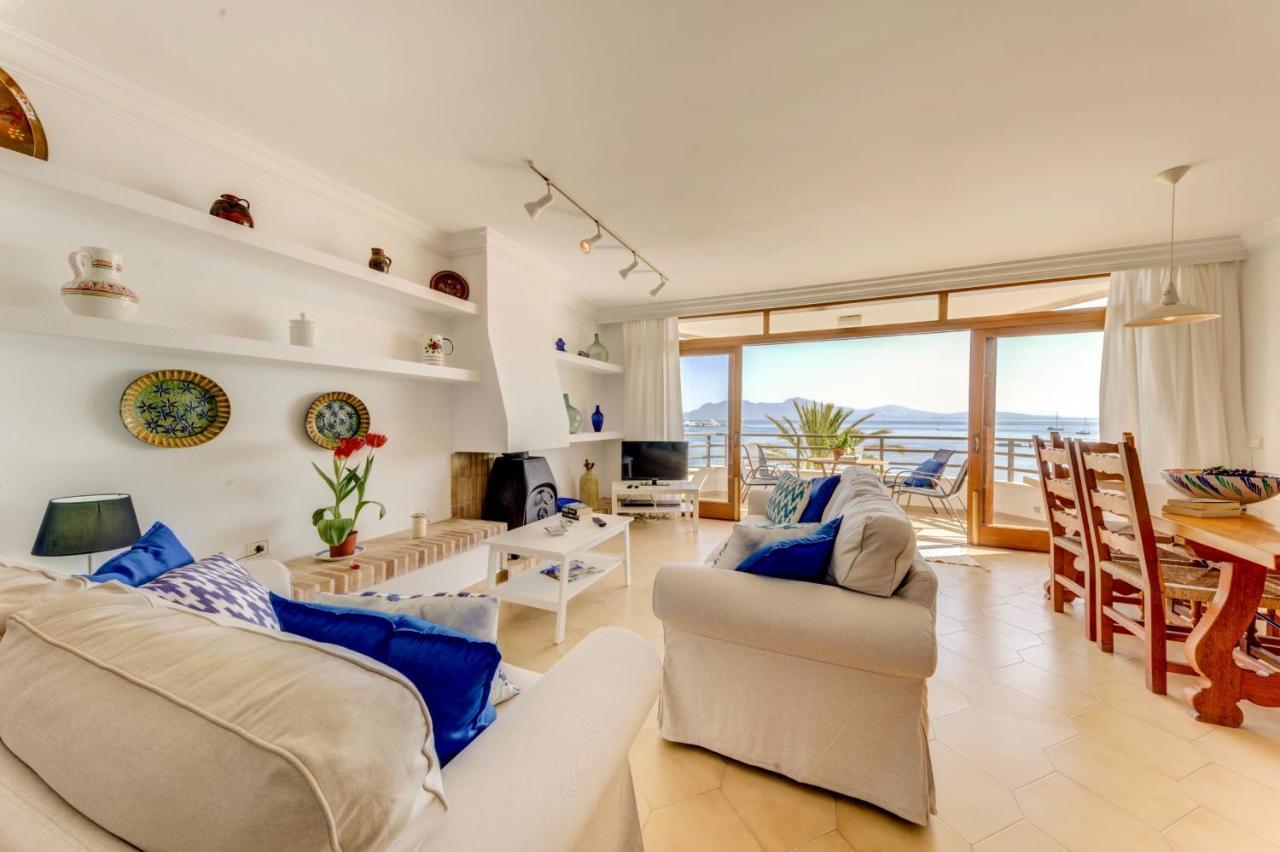 Beachfront Apartment Simar By Sealand Villas Port de Pollença Kültér fotó