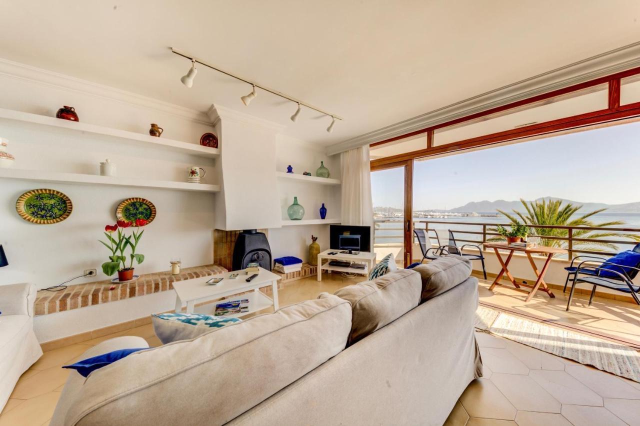 Beachfront Apartment Simar By Sealand Villas Port de Pollença Kültér fotó