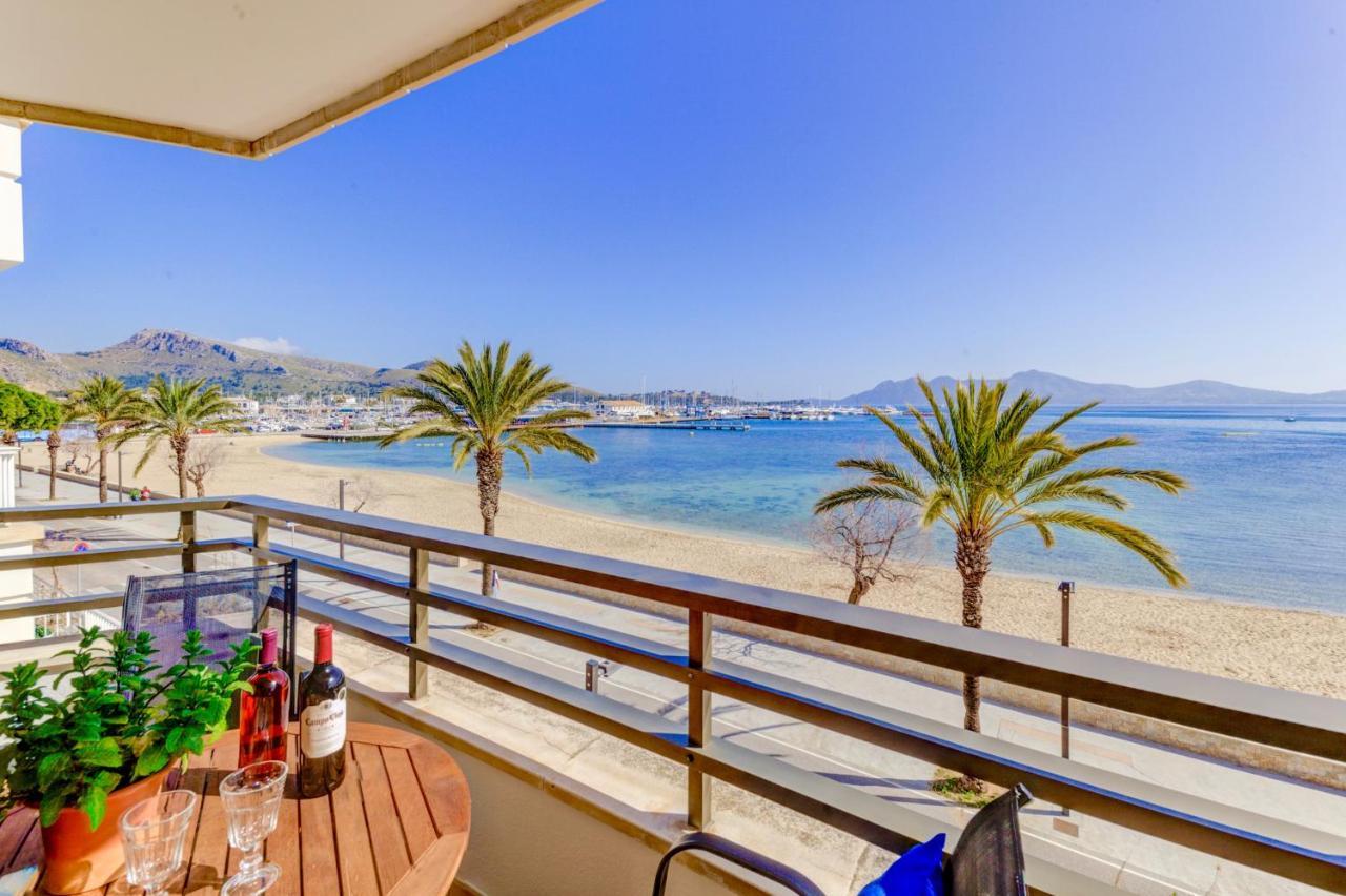 Beachfront Apartment Simar By Sealand Villas Port de Pollença Kültér fotó